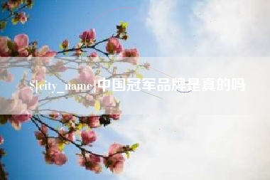 嵊州中国冠军品牌是真的吗