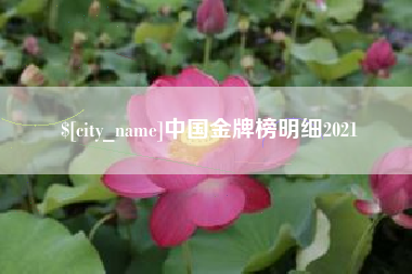 嵊州中国金牌榜明细2021