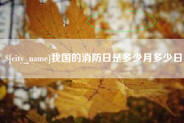 嵊州我国的消防日是多少月多少日