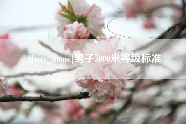 嵊州男子5000米等级标准
