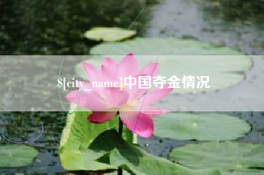 嵊州中国夺金情况
