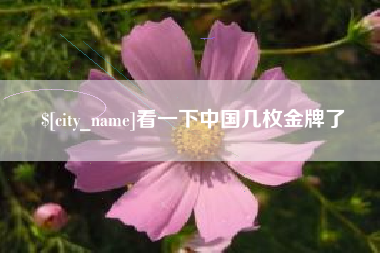 嵊州看一下中国几枚金牌了