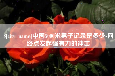 嵊州中国5000米男子记录是多少-向终点发起强有力的冲击
