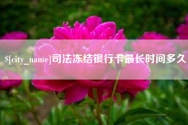 嵊州司法冻结银行卡最长时间多久