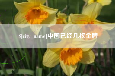 嵊州中国已经几枚金牌