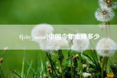 嵊州中国今年金牌多少