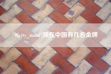 嵊州现在中国有几名金牌