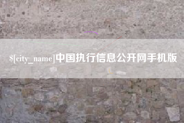 嵊州中国执行信息公开网手机版