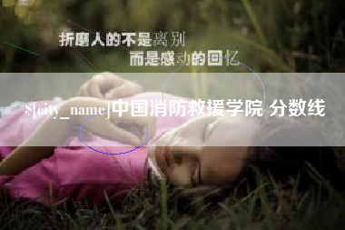嵊州中国消防救援学院 分数线