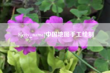 嵊州中国地图手工绘制