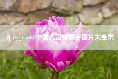 嵊州中国九宫格数字图片大全集
