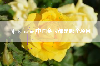 嵊州中国金牌都是哪个项目