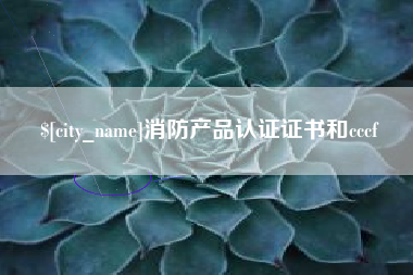 嵊州消防产品认证证书和cccf