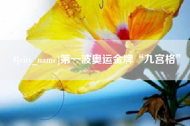 嵊州第一波奥运金牌“九宫格”