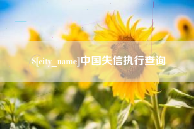 嵊州中国失信执行查询