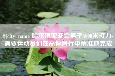 嵊州哈尔滨亚冬会男子5000米接力-需要运动员们在高速滑行中精准地完成