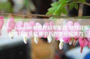 嵊州5000米世界冠军配速-世界冠军们往往能在比赛中巧妙地分配体力