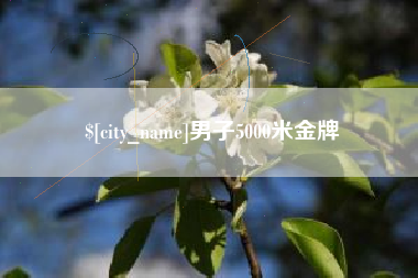 嵊州男子5000米金牌