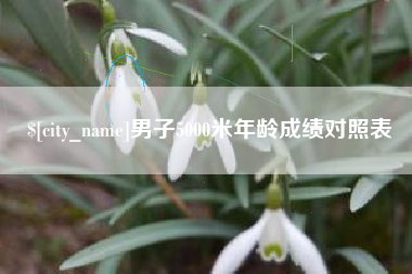 嵊州男子5000米年龄成绩对照表