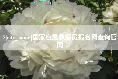 嵊州国家应急救援员报名网查询官网