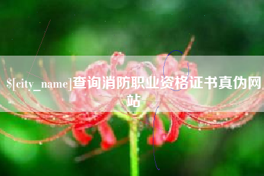 嵊州查询消防职业资格证书真伪网站