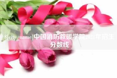 嵊州中国消防救援学院2021年招生分数线