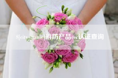 嵊州消防产品ccc认证查询