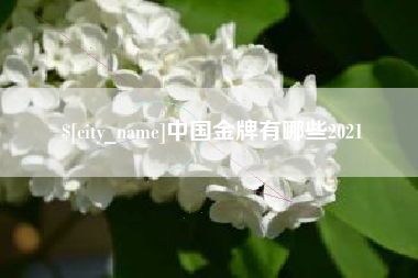 嵊州中国金牌有哪些2021