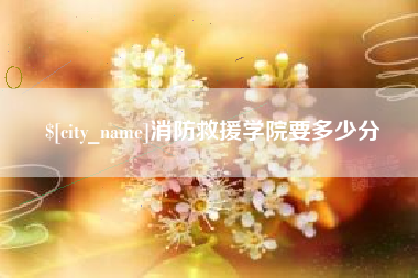 嵊州消防救援学院要多少分